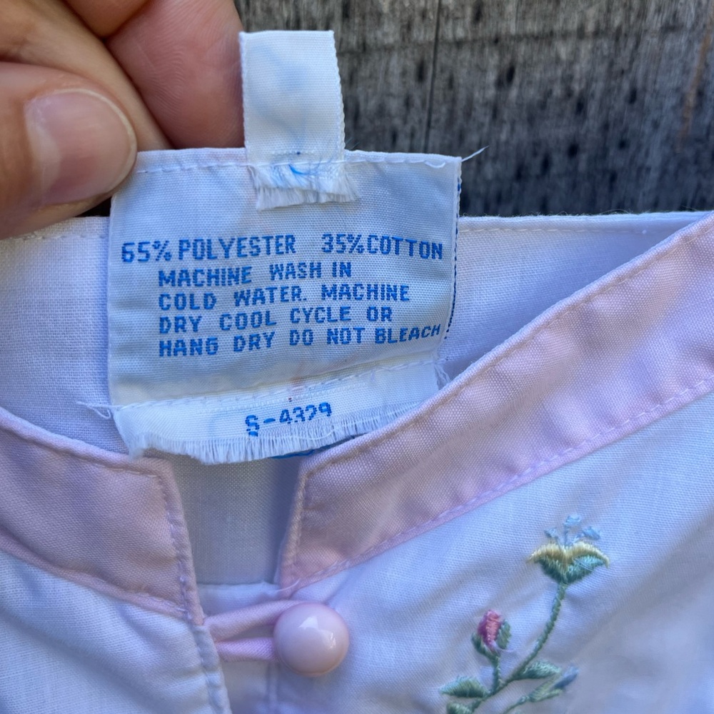 Vintage 70s Embroidered Prairie Sundress - Picture 4 of 13